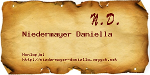 Niedermayer Daniella névjegykártya